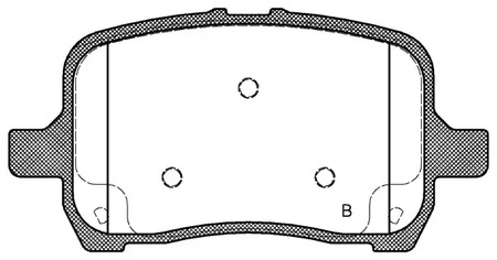 Фото BPA108922 Комплект тормозных колодок OPEN PARTS {forloop.counter}}