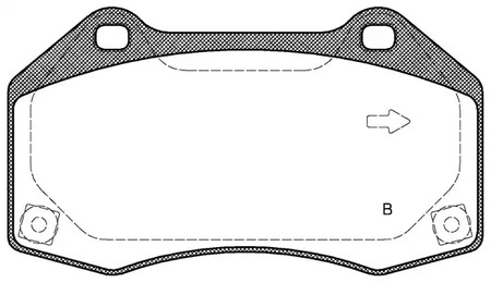 Фото BPA111310 Комплект тормозных колодок OPEN PARTS {forloop.counter}}