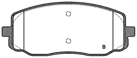 Фото BPA113302 Комплект тормозных колодок OPEN PARTS {forloop.counter}}