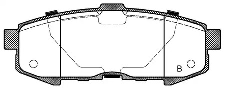 Фото BPA116000 Комплект тормозных колодок OPEN PARTS {forloop.counter}}