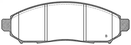 Фото BPA116212 Комплект тормозных колодок OPEN PARTS {forloop.counter}}