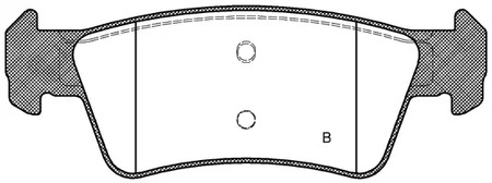 Фото BPA118701 Комплект тормозных колодок OPEN PARTS {forloop.counter}}