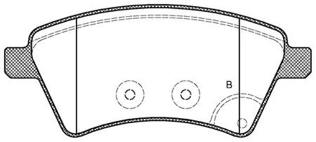 Фото BPA121501 Комплект тормозных колодок OPEN PARTS {forloop.counter}}