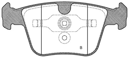 Фото BPA121600 Комплект тормозных колодок OPEN PARTS {forloop.counter}}