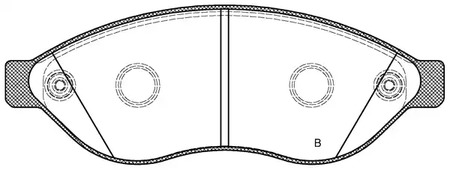 Фото BPA123712 Комплект тормозных колодок OPEN PARTS {forloop.counter}}