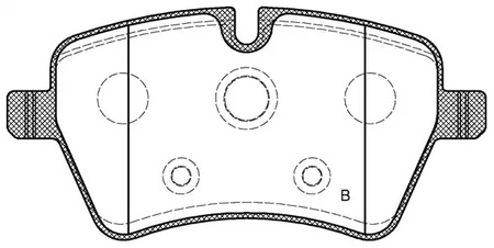 Фото BPA127700 Комплект тормозных колодок OPEN PARTS {forloop.counter}}