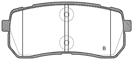 Фото BPA128802 Комплект тормозных колодок OPEN PARTS {forloop.counter}}