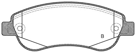 Фото BPA128902 Комплект тормозных колодок OPEN PARTS {forloop.counter}}