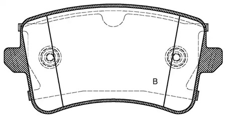 Фото BPA134310 Комплект тормозных колодок OPEN PARTS {forloop.counter}}