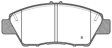 Фото BPA135802 Комплект тормозных колодок OPEN PARTS {forloop.counter}}