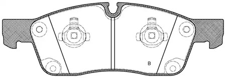 Фото BPA143002 Комплект тормозных колодок OPEN PARTS {forloop.counter}}