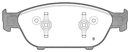 Фото BPA144102 Комплект тормозных колодок OPEN PARTS {forloop.counter}}