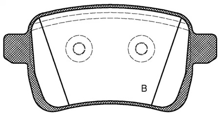 Фото BPA145022 Комплект тормозных колодок OPEN PARTS {forloop.counter}}