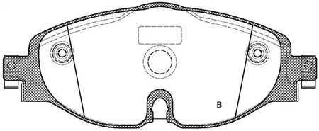 Фото BPA151501 Комплект тормозных колодок OPEN PARTS {forloop.counter}}