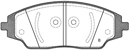 Фото BPA153702 Комплект тормозных колодок OPEN PARTS {forloop.counter}}