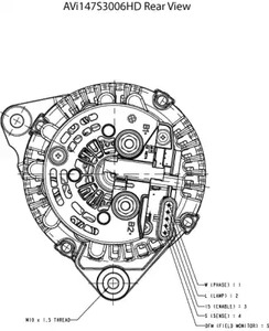 Фото AVI147S3106HD Генератор PRESTOLITE ELECTRIC {forloop.counter}}