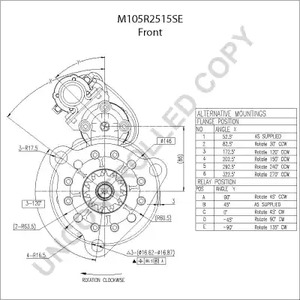 Фото M105R2515SE Стартер PRESTOLITE ELECTRIC {forloop.counter}}