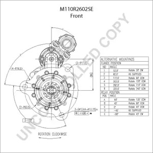 Фото M110R2602SE Стартер PRESTOLITE ELECTRIC {forloop.counter}}