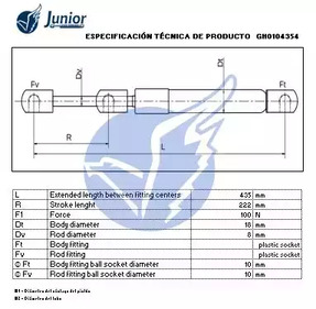 Фото GH0104354 Газовая пружина JUNIOR {forloop.counter}}