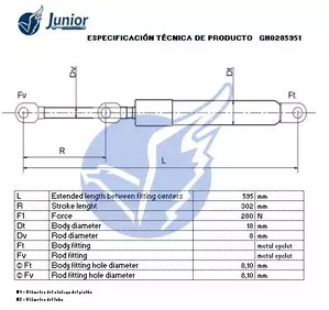 Фото GH0285951 Газовая пружина JUNIOR {forloop.counter}}