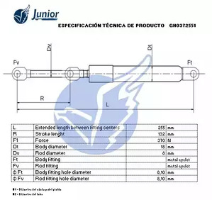 Фото GH0372551 Газовая пружина JUNIOR {forloop.counter}}