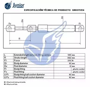 Фото GH0375954 Газовая пружина JUNIOR {forloop.counter}}