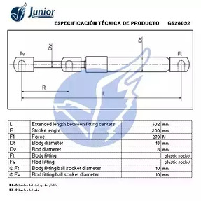 Фото GS28092 Газовая пружина JUNIOR {forloop.counter}}