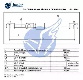 Фото GS28601 Газовая пружина JUNIOR {forloop.counter}}