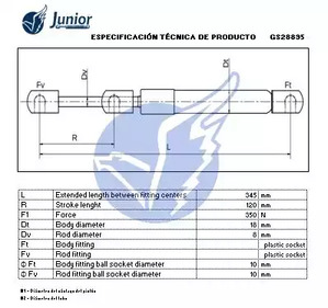 Фото GS28895 Газовая пружина JUNIOR {forloop.counter}}