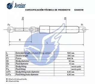 Фото GS40310 Газовая пружина JUNIOR {forloop.counter}}