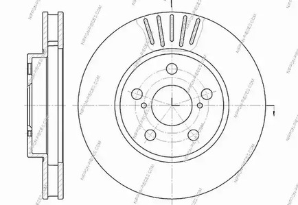 Фото T330A104 Тормозной диск NPS {forloop.counter}}