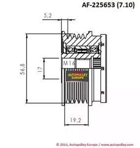 Фото AF225653 Ременный шкив AINDE {forloop.counter}}