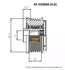 Фото AF230866 Ременный шкив AINDE {forloop.counter}}