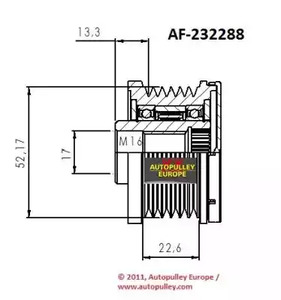 Фото AF232288 Ременный шкив AINDE {forloop.counter}}