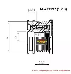 Фото AF233197 Ременный шкив AINDE {forloop.counter}}