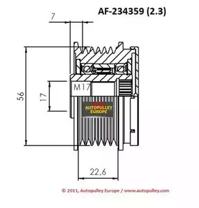 Фото AF234359 Ременный шкив AINDE {forloop.counter}}