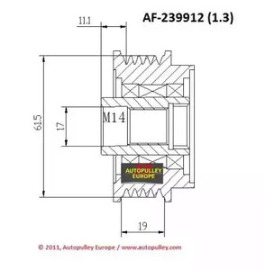 Фото AF239912 Ременный шкив AINDE {forloop.counter}}