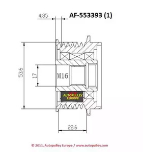 Фото AF553393 Ременный шкив AINDE {forloop.counter}}