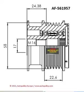 Фото AF561957 Ременный шкив AINDE {forloop.counter}}