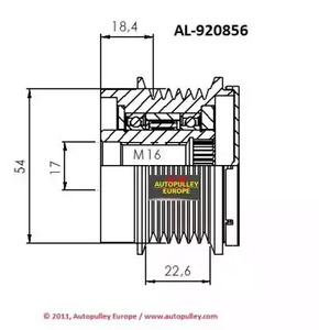 Фото AL920856 Ременный шкив AINDE {forloop.counter}}