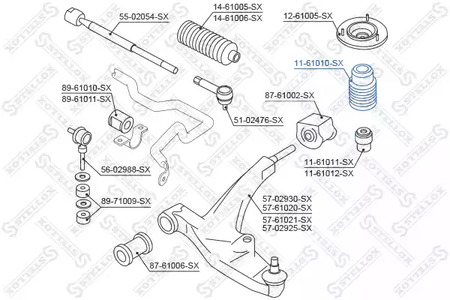 Фото 1161010SX Защитный колпак / пыльник Stellox {forloop.counter}}