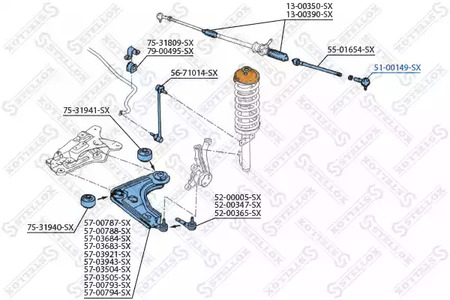 Фото 5100149SX Шарнир STELLOX {forloop.counter}}