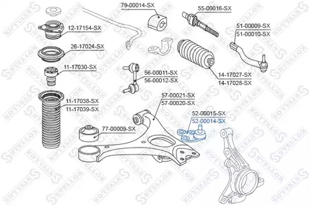 Фото 5200014SX Шарнир STELLOX {forloop.counter}}