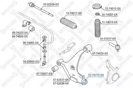 Фото 5274015SX Шарнир STELLOX {forloop.counter}}