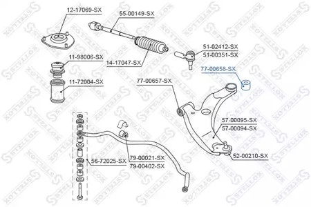 Фото 7700658SX Подвеска STELLOX {forloop.counter}}