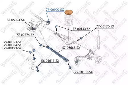 Фото 7700990SX Подвеска STELLOX {forloop.counter}}