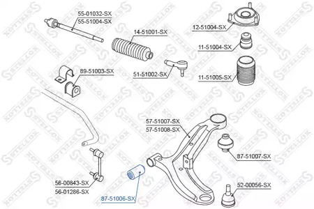 Фото 8751006SX Подвеска STELLOX {forloop.counter}}