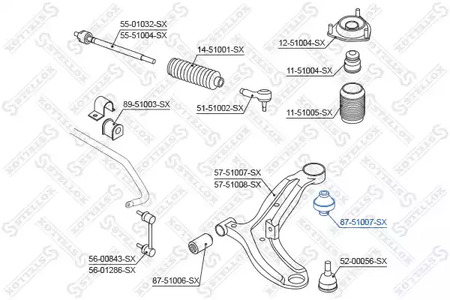 Фото 8751007SX Подвеска STELLOX {forloop.counter}}