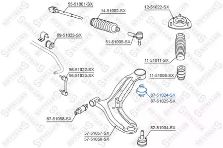 Фото 8751024SX Подвеска STELLOX {forloop.counter}}