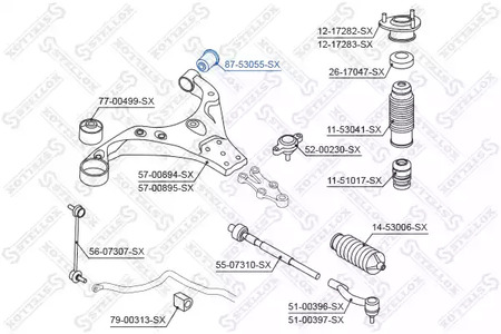 Фото 8753055SX Подвеска Stellox {forloop.counter}}